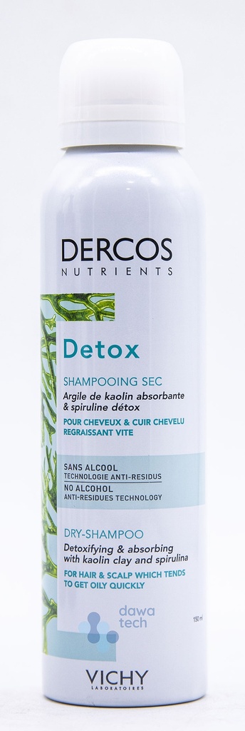 Vichy Dercos Nutrients Detox Dry-Shampoo 150 Ml