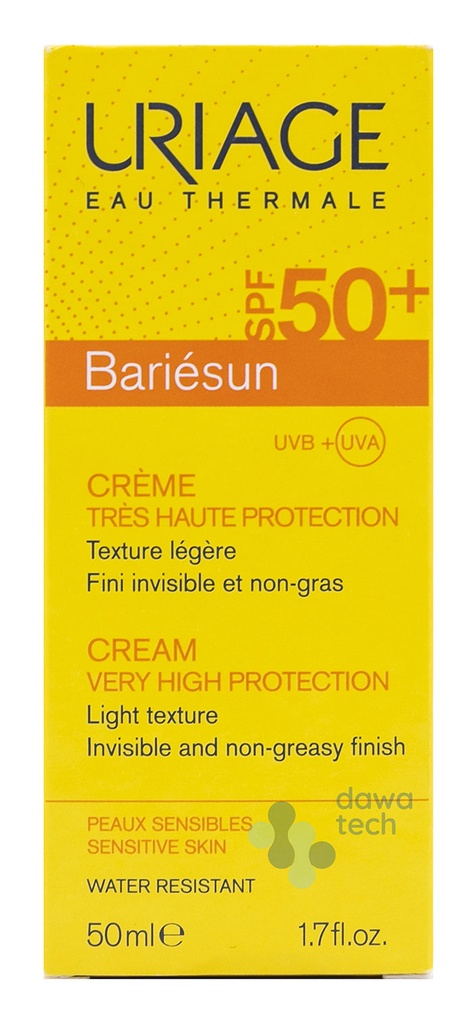 Uriage Bariesun Cream Spf 50+/50 Ml