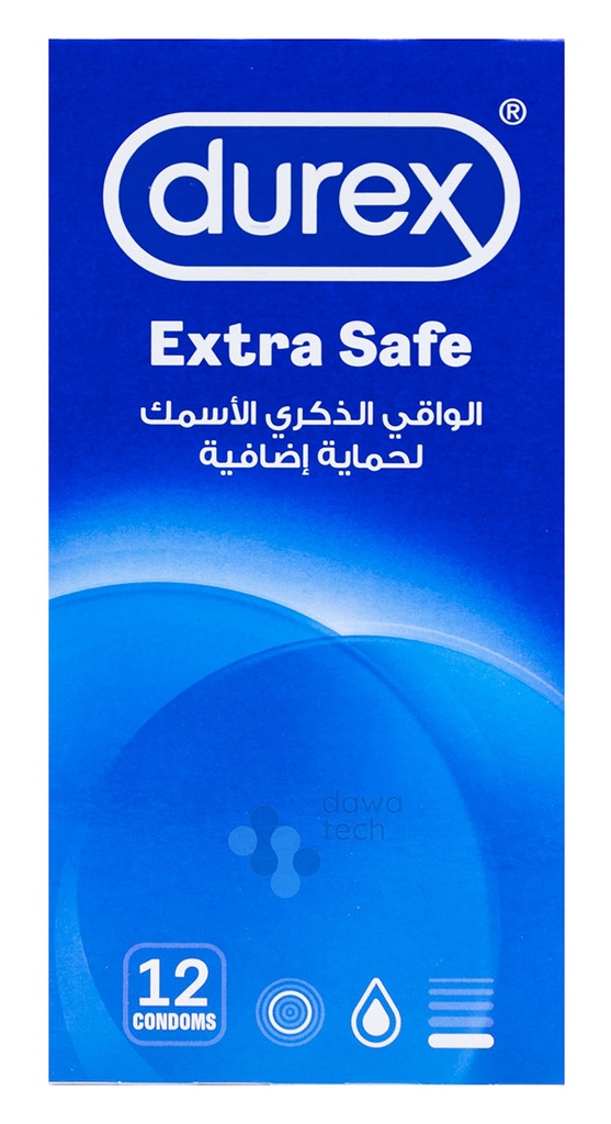 DUREX EXTRASAFE (12 CONDOM)