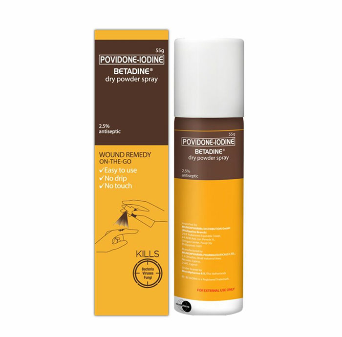 Betadine Dry Powder Spray 55G