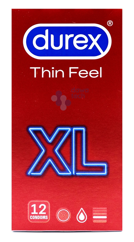 durex thin feel xl 12 con