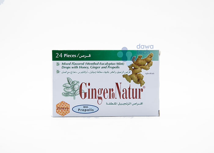 gingero natur menthol 24 pieces propolis