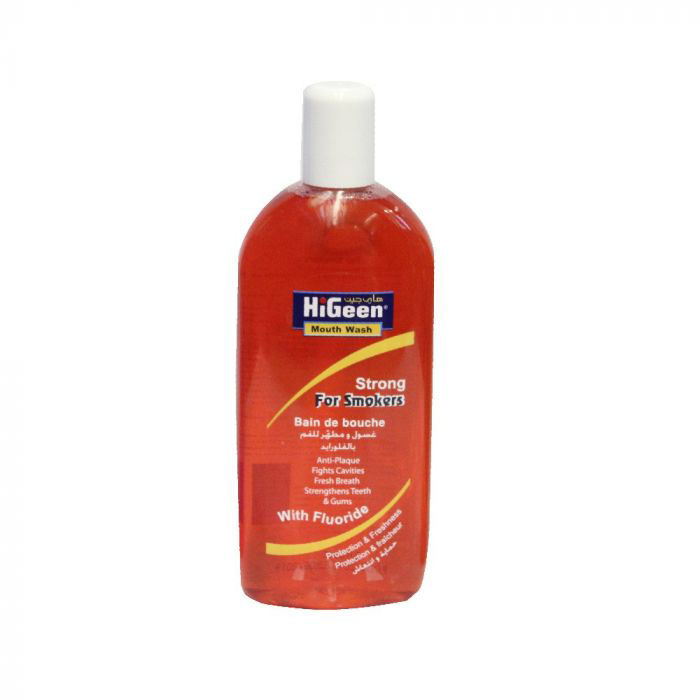 Hi-Geen Mouthwash ( Strong For Smokers) 400Ml