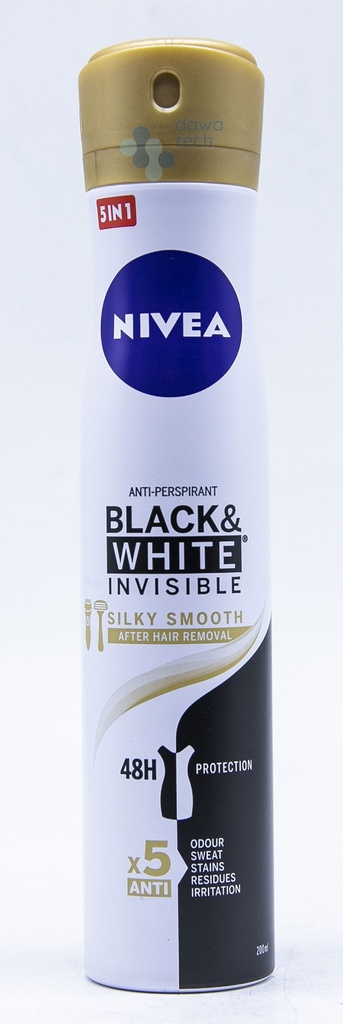 NIVEA BLACK&WHITE SILKY SMOOTH SPRAY