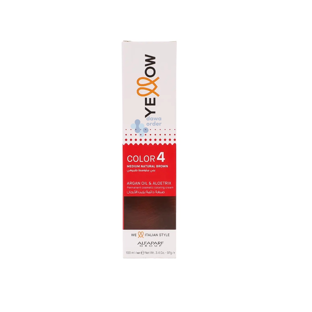 Yelllow Color 4 Medium Natural Brown
