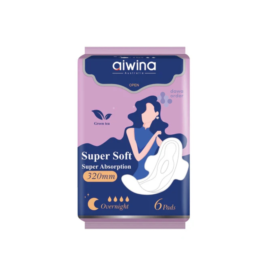 Aiwina Super Soft Overnight 6 Pads