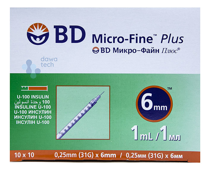 BD MICRO-FINE PLUS 1ML (6MM)