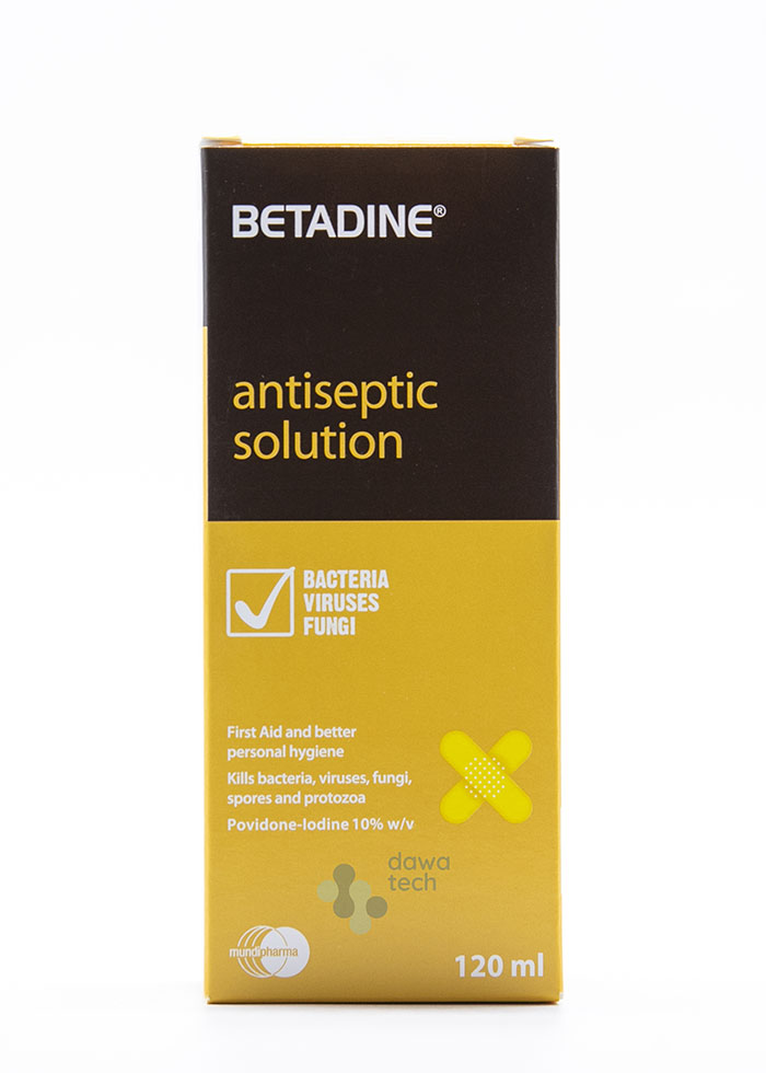 BETADINE ANTISEPTIC SOLUTION (120 ML)