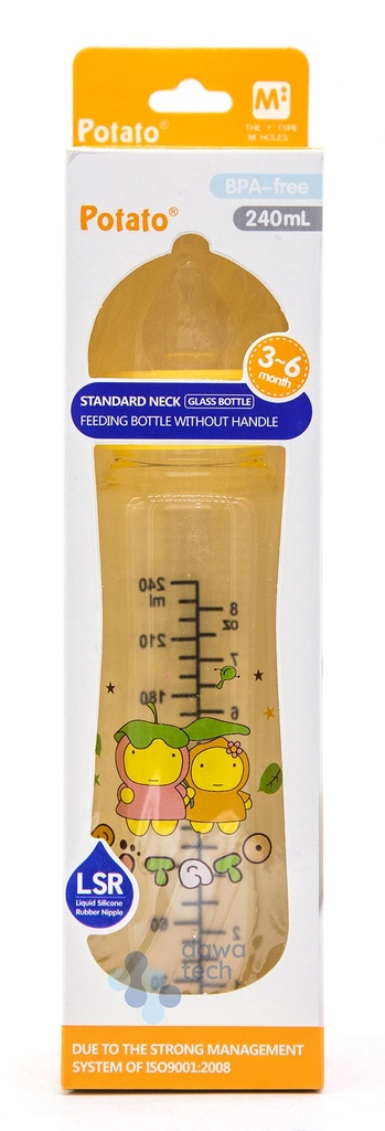 Potato 240Ml Glass