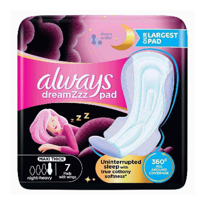 Always Dream Pink Maxi Thick 8 Pads