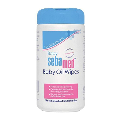 Sebamid Baby Oil Wipes (70 Wipes)
