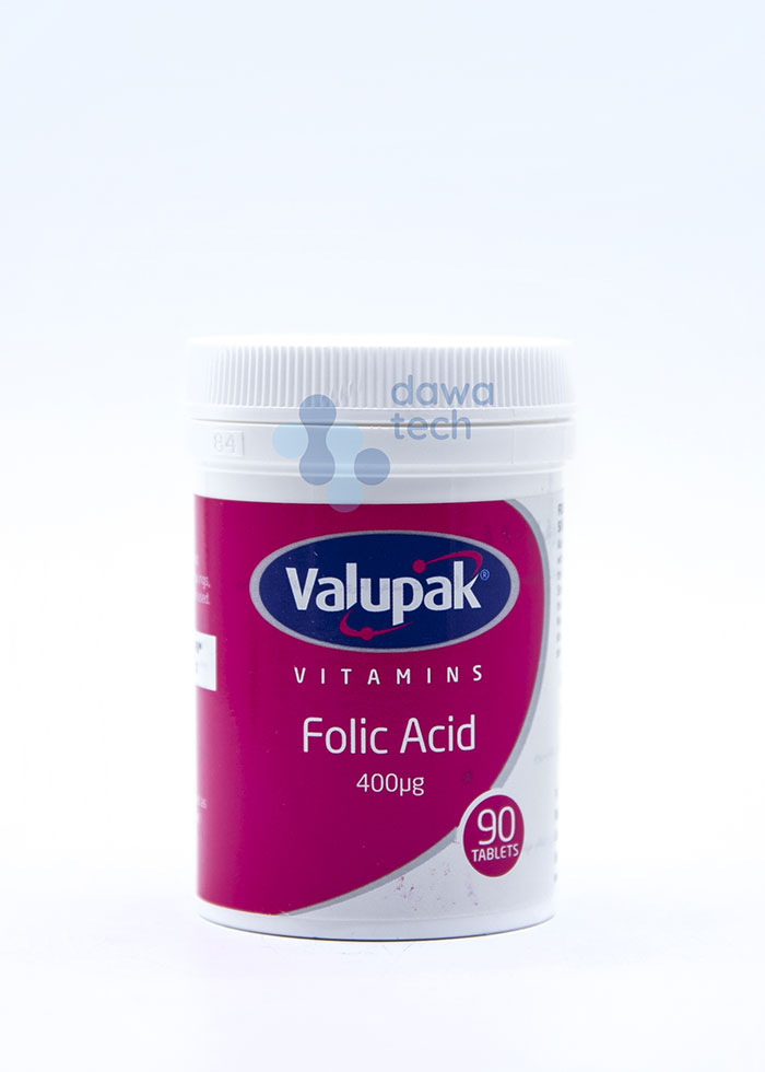 Valupak Folic Acid (90 Tablets )