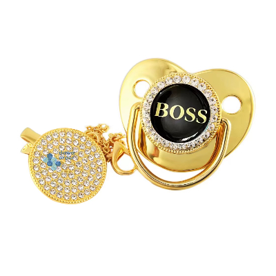 Boss Baby Pacifier With Caver لهاية معكوفة