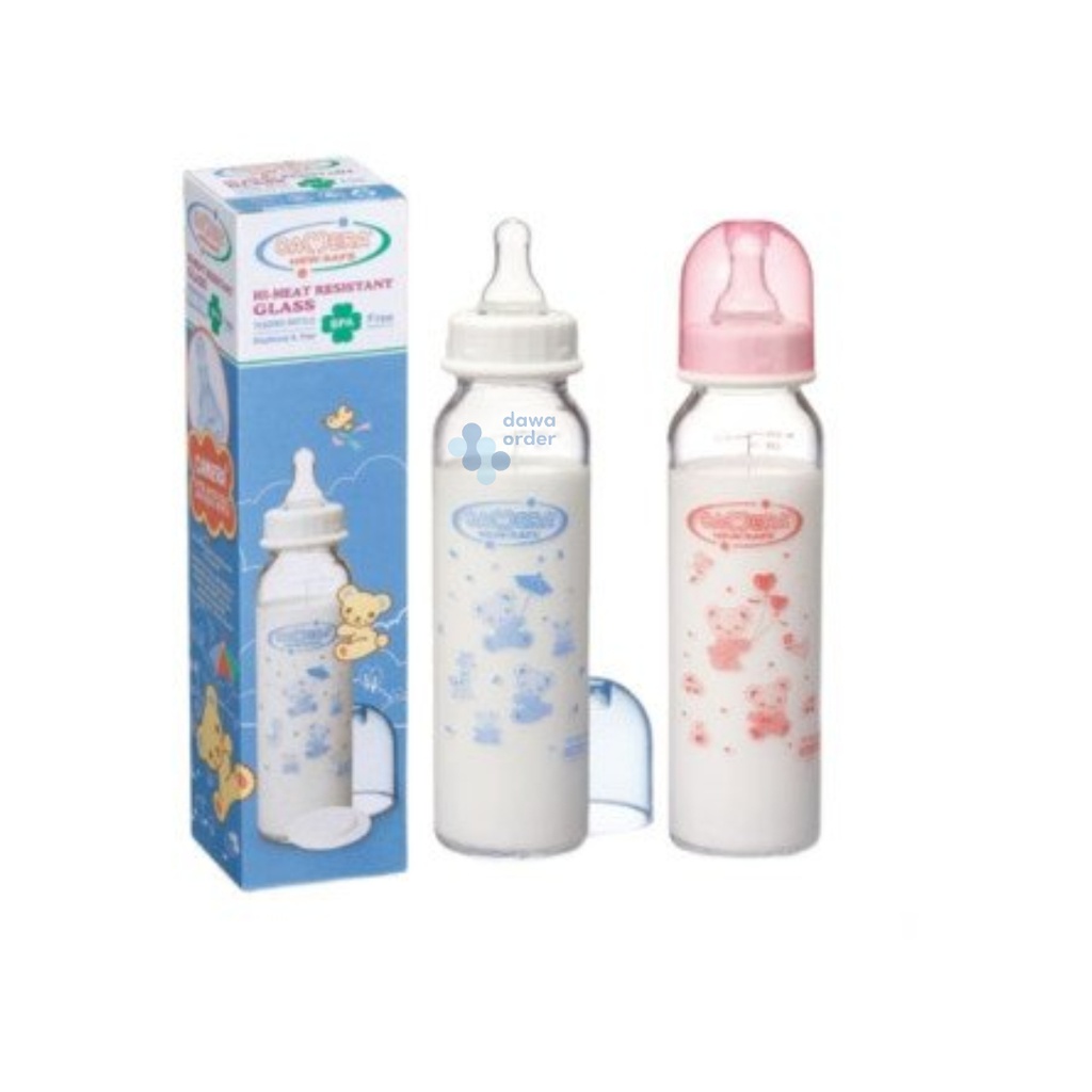 Camera Feeding Bottle With Straw And Brush (240Ml)