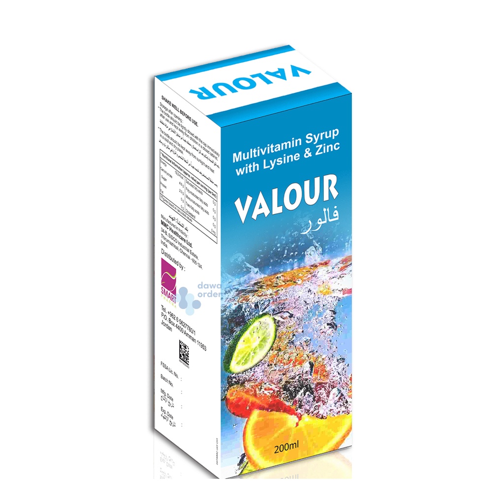 Valour Multi Vit Syrup 200Ml