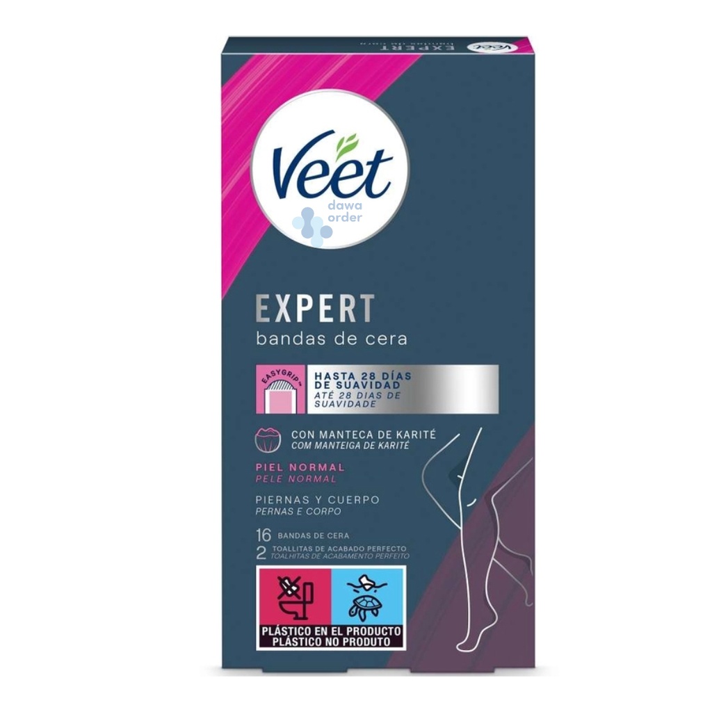 Veet Expert Bandas De Cera 16 Bandas