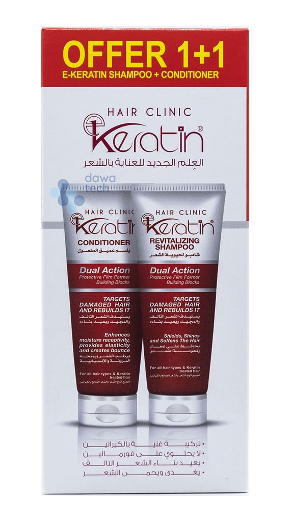 EVA keratin shampoo+conditioner pack