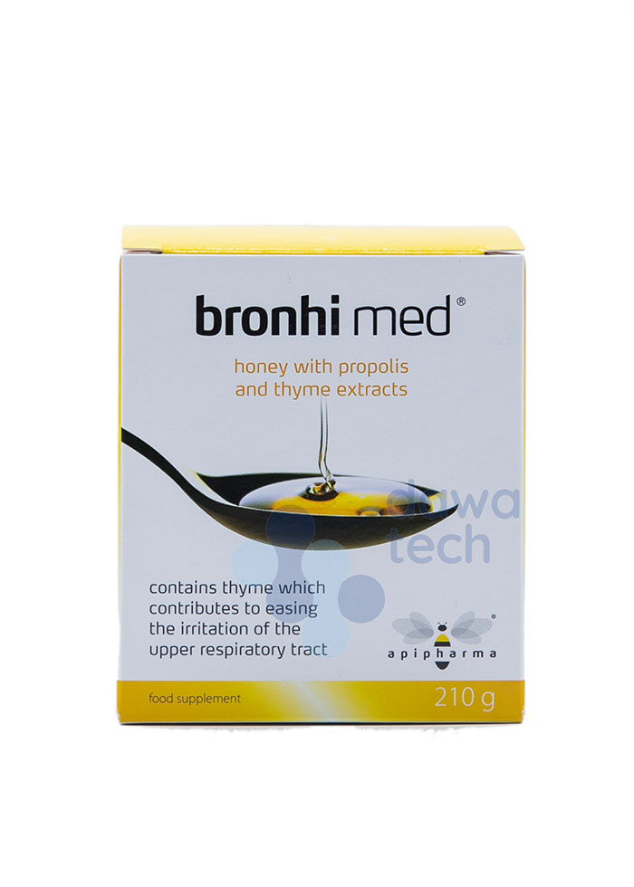 Bronhi Med Honey With Propolis & Thyme 210G
