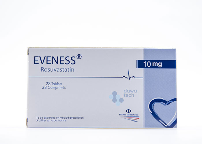Eveness 10 mg oral film coated tablets 28`S