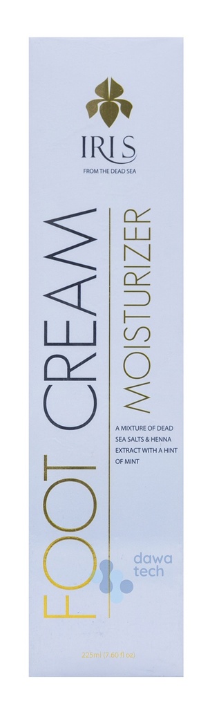 IRIS FOOT CREAM MOISTRIZER 225ML