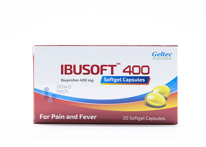 Ibusoft 400mg Softgel Capsules 20'S