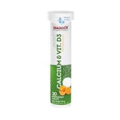 Maddox Calcium & Vit D3 Effer.20