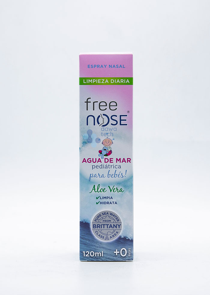 Free Nose Sea Water Pediatric For Babies 120Ml
