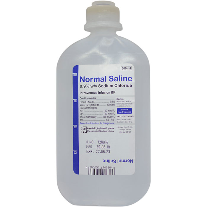 Normal Saline 0.9% 500Ml