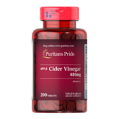 Puritan'S Apple Cider Vinegar 480Mg 200'S