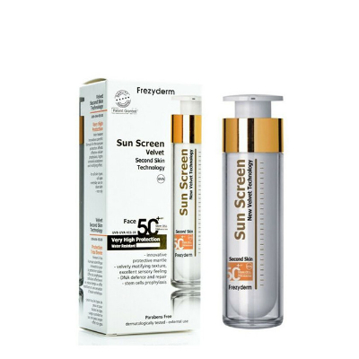 FREZYDERM SUN SCREEN VALVET SPF50+ (50ml)