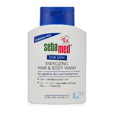 Seba Med For Men Energising Hair And Body Wash