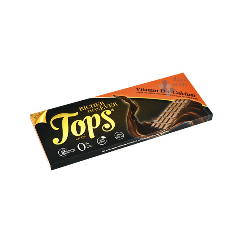Tops Vitamins D+Calcium