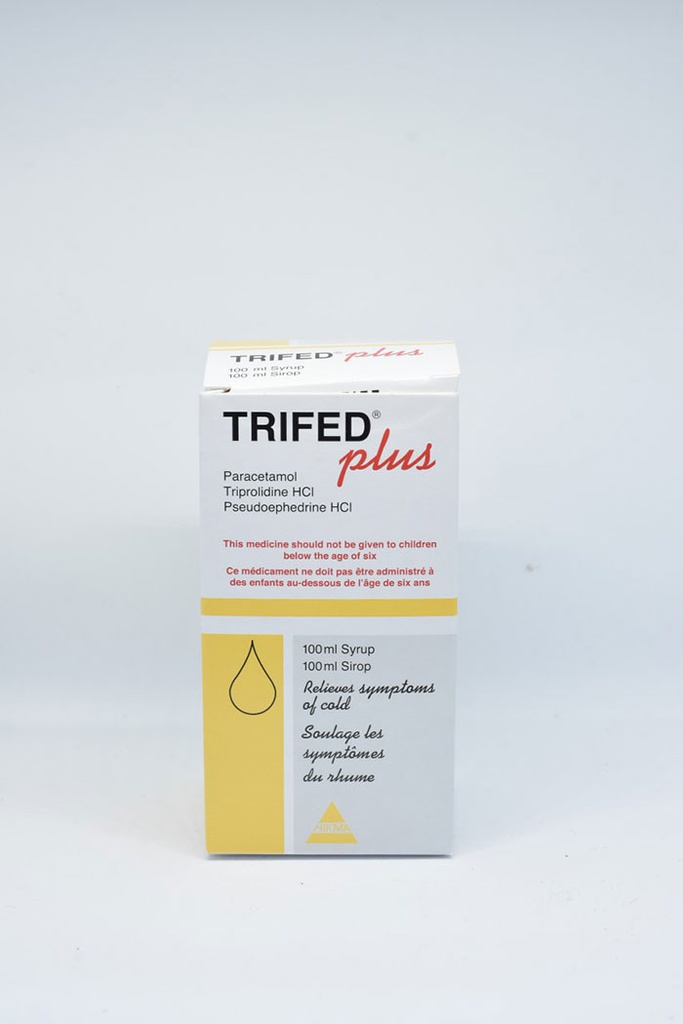 Trifed Plus 1.25 mg/5ml, 30 mg/5ml Oral syrup 100ml 