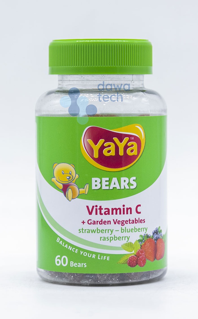 YaYa Bears Vitamin C + Garden Vegetabels Berries