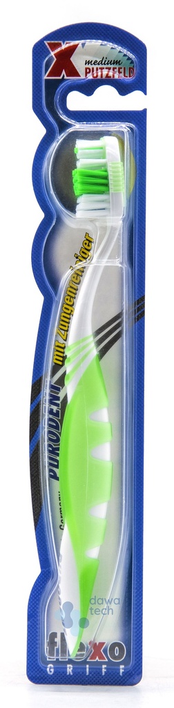 Purodent Flexo Tooth-Brush Mit Zungenreining