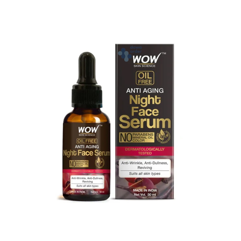 Wow Anti Aging Night Face Serum 50Ml