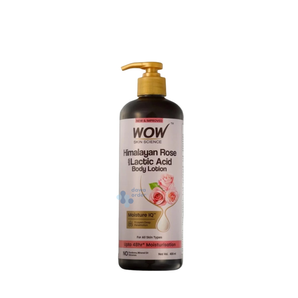 Wow Himalayan Rose&Lactic Acid Body Lotion 400Ml