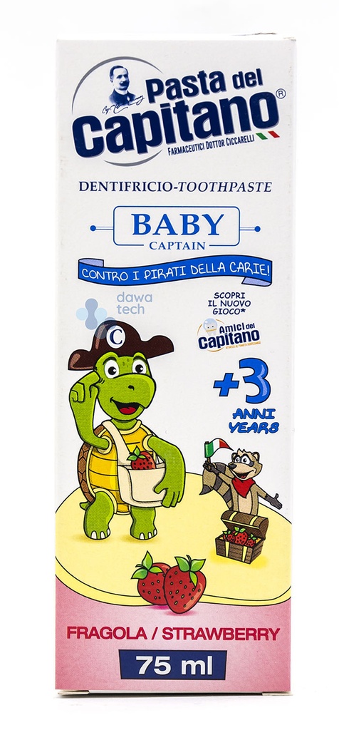 Capitano Baby Toothpaste Strawberry