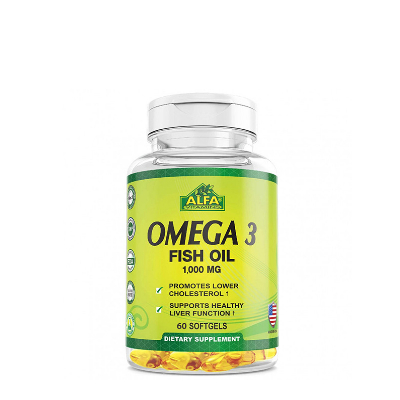 Alfa Omega 3 Fish Oil (1000 Mg) (60 Softgels)