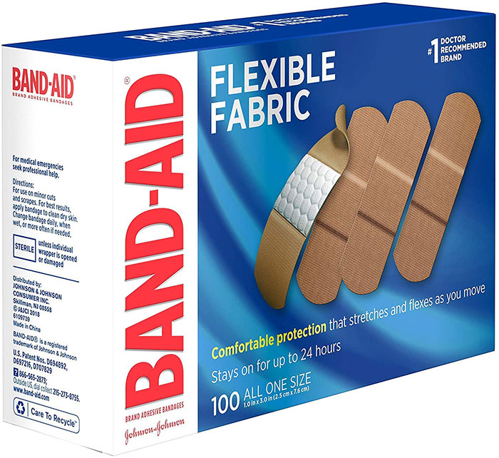Johnson Band Aid Plaster( Flexible Fabric).