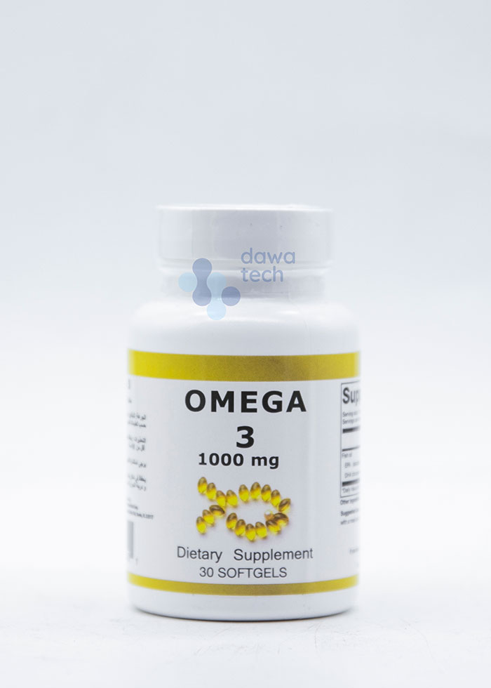 OMEGA 3 1000MG 30TAB الغد