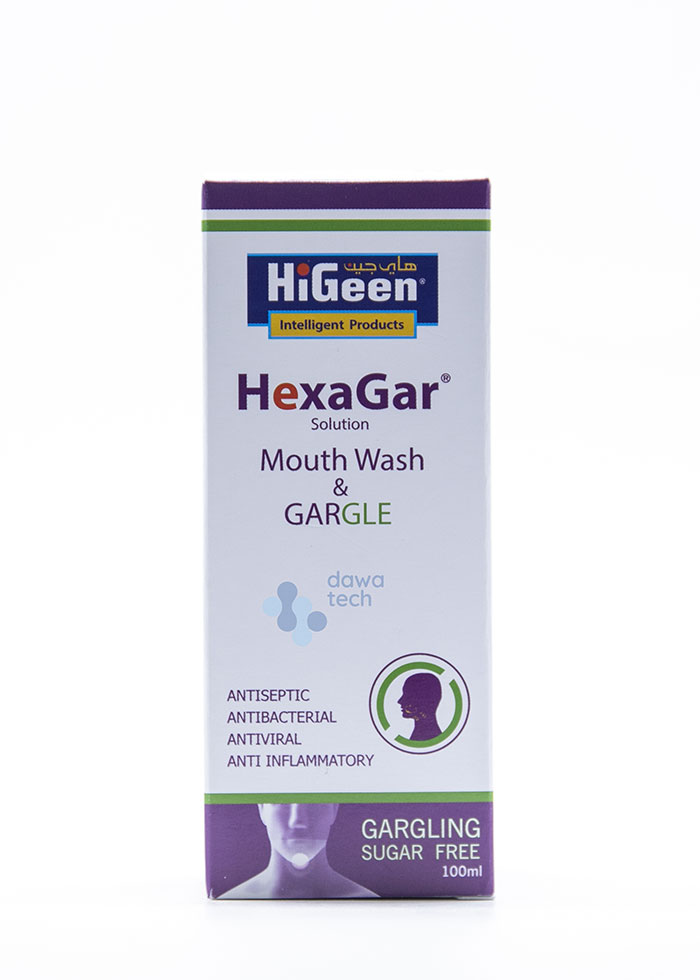 HEXAGAR SOLUTION MOUTH WASH & GARGLE (100 ml)