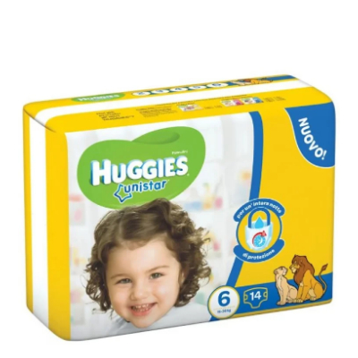 Huggies No6 14Pcs 15-30Kg