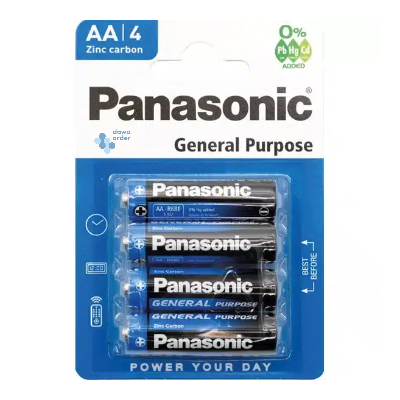 Panasonic Batteries 4Pcs بطاريات