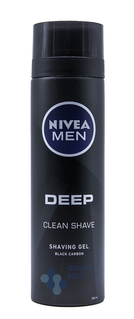 nivea men deep clean shave shaving gel 200ml