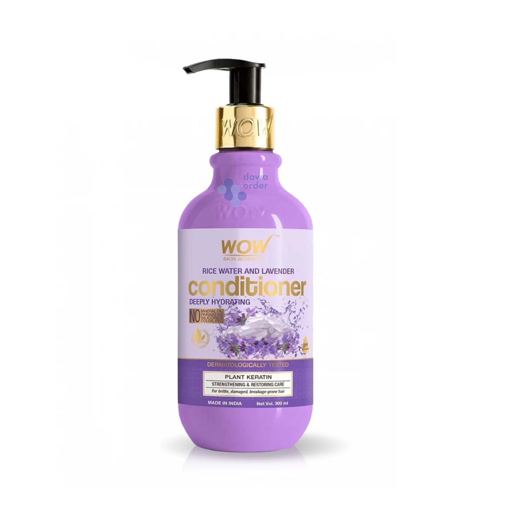 Wow Coditioner Rice Water And Lavender 300