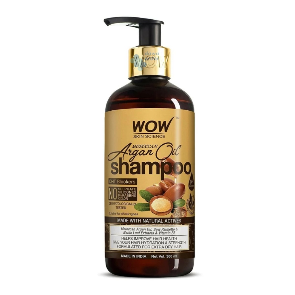 Wow Shampoo Keratin &Charcoal 300Ml