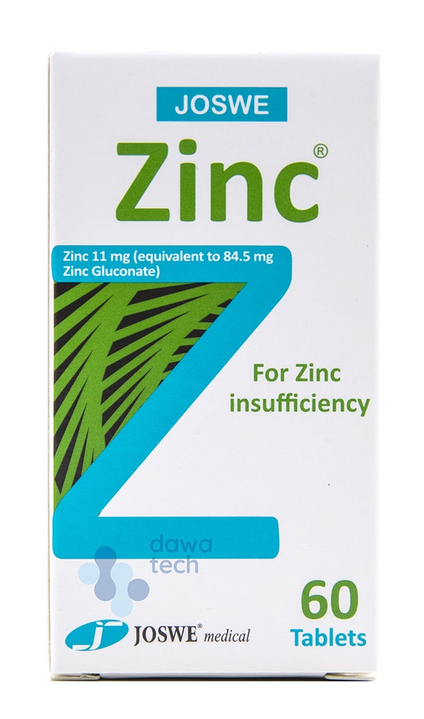 Joswe Zinc 10Mg 60 Tab