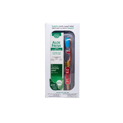 Aloe Fresh Gel Toothpast Crystal Mint(100 Ml) Offer With Toothbrush