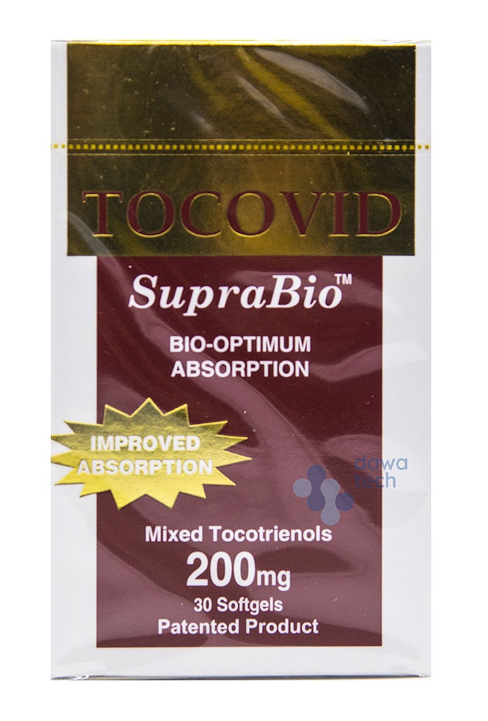 Tocovid Suprabio 200Mg 30'S Softgels